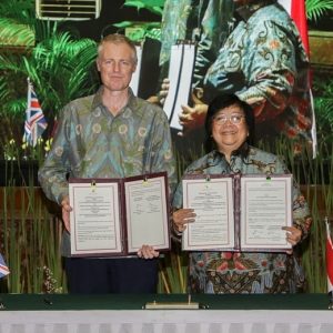 RI – Inggris Tandatangani Kerja Sama untuk Capai Target Indonesia’s FOLU Net Sink 2030