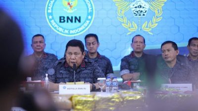 BNN RI Bersinergi Dengan Dirjen Bea dan Cukai Gagalkan Penyelundupan Ratusan Kilogram Narkotika