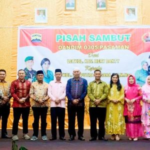 Dandim 0305 Pasaman Resmi Berganti, Letkol Inf. Putra Negara Gantikan Letkol Kav. Hery Bakty