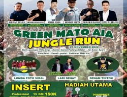 Event Nasional Paling Beda di Kota Padang “Green Mato Aia Jungle Run 2022”