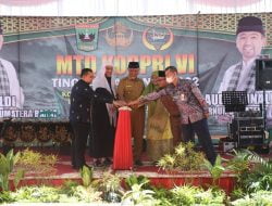 Penekanan Tombol Sirine oleh Gubernur Sumbar Tandai Dibukanya Pameran MTQ Korpri ke-VI