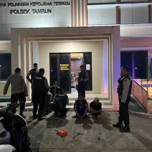 Diduga Hendak Melakukan Tawuran, Dua Pemuda yang Membawa Sajam Berhasil Diamankan