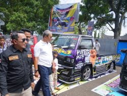 Ratusan Mobil Modifikasi Hadir di Kota Batusangkar