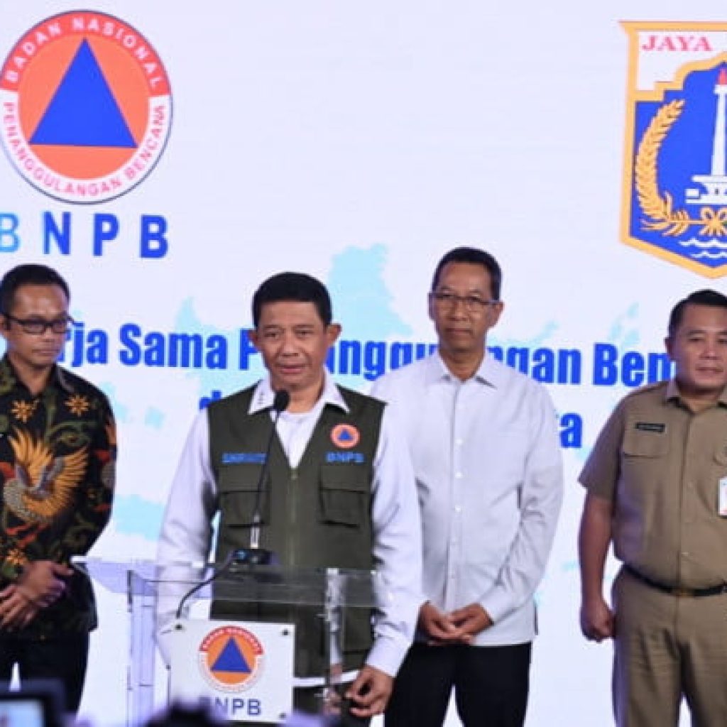 Cuaca Ekstrem dan Antisipasi Potensi Bencana Wilayah Jakarta, Kepala BNPB dan Pj. Gubernur DKI Koordinasi Mitigasi dan Kesiapsiagaan