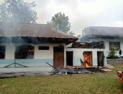 Kebakaran, Sekolah Madrasah Tsanawiyah Muhammadiyah Limo Kaum Tanah Datar, Dugaan Akibat Korsleting Listrik