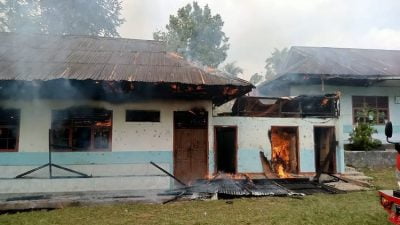 Kebakaran, Sekolah Madrasah Tsanawiyah Muhammadiyah Limokaum Batusangkar, Dugaan Akibat Korsleting Listrik