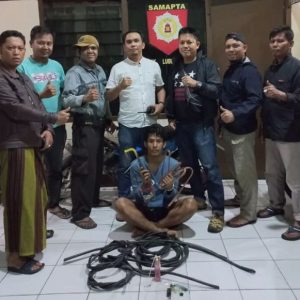 Tak Berkutik, Pelaku Pencurian kabel di PT Semen Padang Diringkus Polisi
