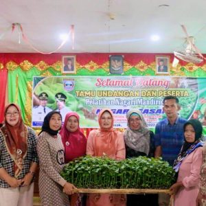 Upaya Penguatan Ketahanan Pangan, Nagari Sasak Gelar Pelatihan Nagari Mandiri Sayur