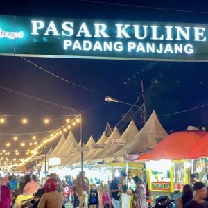 Beautifikasi Pasar Kuliner Padang Panjang kini Tampil dengan Wajah Baru