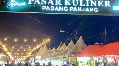 Beautifikasi Pasar Kuliner Padang Panjang kini Tampil dengan Wajah Baru
