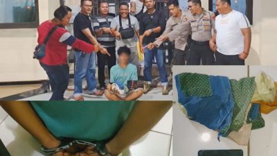 Seorang Pemuda di Kota Padang menjual Handphone dari Hasil Curian dan Beli Baju Kemeja, Rokok dan Snack
