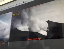 Goresan Seismograf Terkait Erupsinya Gunung Marapi Sumbar
