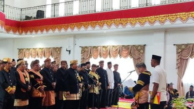 Ketua LKAAM Pasbar H Baharuddin R Tuo Malin serta Pengurus LKAAM Pasbar Periode 2022-2027 Resmi Dilantik Pasbar