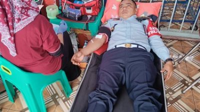 Lapas kelas III Talu Bekerjasama dengan PMI Pasaman Barat laksanakan kegiatan donor Darah di dalam Lapas