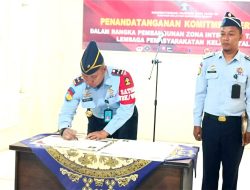 Lapas kelas III Talu Tanda Tangani Fakta Integritas Dan Pencanangan Pembangunan Zona Integritas WBK/WBBM