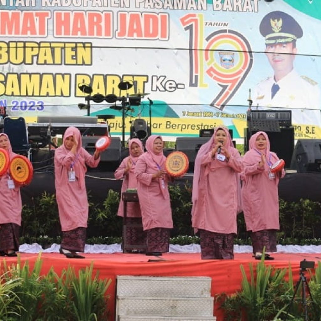 Lomba Mars Pasaman Barat dan Kasidah Rebana Meriahkan Hari Jadi Pasbar Ke-19