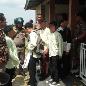 Pelajar yang Diduga akan Melakukan Aksi Tawuran di kawasan Padang Utara Berhasil diamankan Satpol PP Padang