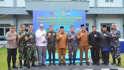 Wako Hendri Septa Sambut Baik Pembangunan Rumah Sakit Lantamal II Padang