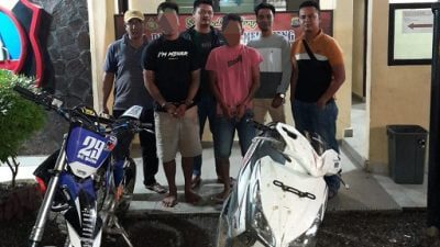 Dua Lelaki Pelaku Curanmor berhasil Diringkus Reskrim Polsek Lembah Melintang