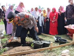 Kapolres Pasaman Barat Hadiri Peletakan Batu Pertama Pembagunan Panti Asuhan Yayasan Gerakan Bunda Berbagi