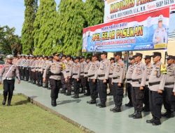Kapolres Pasaman Barat Pimpin Apel Gelar Pasukan Operasi Keselamatan Singgalang 2023