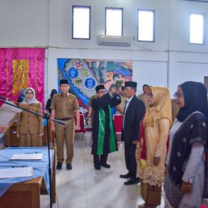 Lantik Delapan Kepala Sekolah, Wali Kota Sawahlunto Ajak Kejar ‘Ketertinggalan’ Pendidikan Karena Pandemi