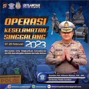 Operasi Keselamatan Singgalang 2023 Sudah dimulai dan Berlangsung selama 14 Hari