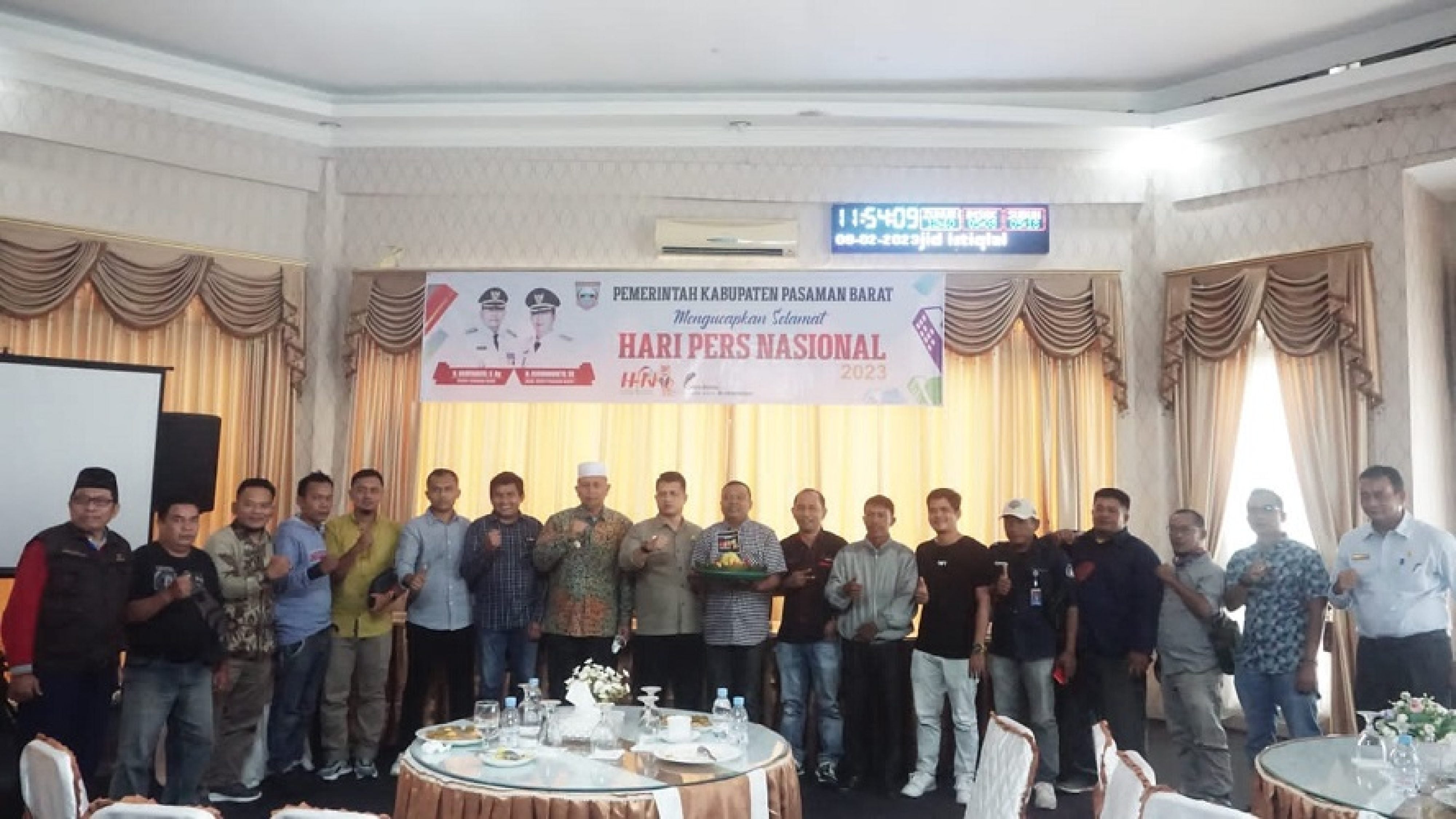 Pemkab Pasaman Barat Peringati HPN 2023, Bupati Hamsuardi Minta Dukungan Pers Wujudkan Pembangunan di Pasbar