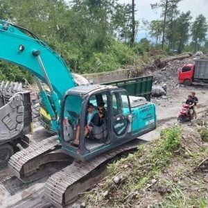 Polisi Gerebek Tambang Pasir Ilegal di Lereng Gunung Merapi