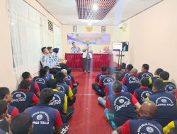 Sebanyak 37 orang Warga Binaan Pemasyarakatan (WBP) Lembaga Pemasyarakatan Kelas III Talu Kabupaten Pasaman Barat, mendapatkan Penyuluhan Penyakit kanker dari Dokter Puskesmas Talu
