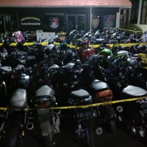 Terjaring Operasi Balap Liar, Puluhan Kendaraan “Mendekam” di Mapolres Payakumbuh