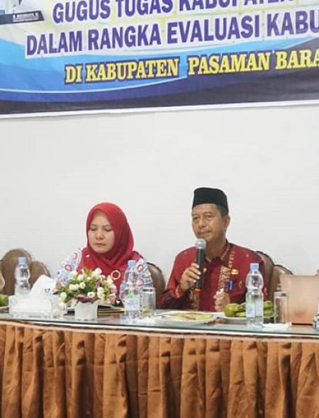Rakor Evaluasi Gugus Tugas KLA, Wabup Risnawanto Tekankan KLA Pasbar Naik ke Tingkat Nindya di Tahun 2023