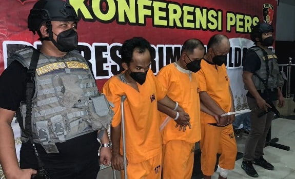 5 Perampok ATM di Pekanbaru ditangkap Polisi, 2 Diantaranya Kena Tembak