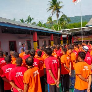Antisipasi penyebaran penyakit omicron dan virus corona petugas Lapas kelas III Talu sosialisasi vaksin boster