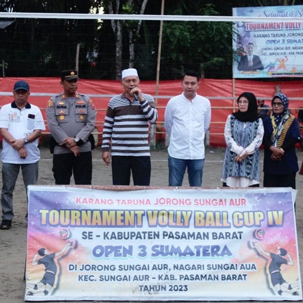 Berakhir Sukses, Bupati Pasbar Harapkan Tournament Volley Ball Cup IV Open 3 Sumatera Berlanjut Dengan Turnamen Berikutnya