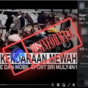 [DISINFORMASI] KPK Sita Kendaraan Mewah Sri Mulyani