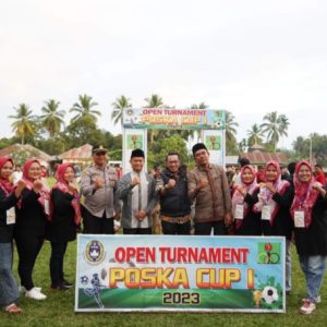 Penutupan Open Turnamen Poska Cup 1 2023 Lintau Buo