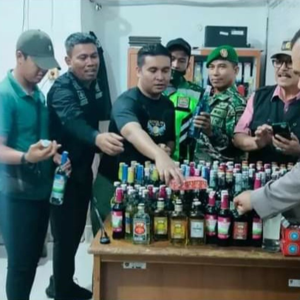 Minuman Alkohol dan Petasan di Padang ditertibkan Tim Gabungan – Jelang Ramadhan 1444 H