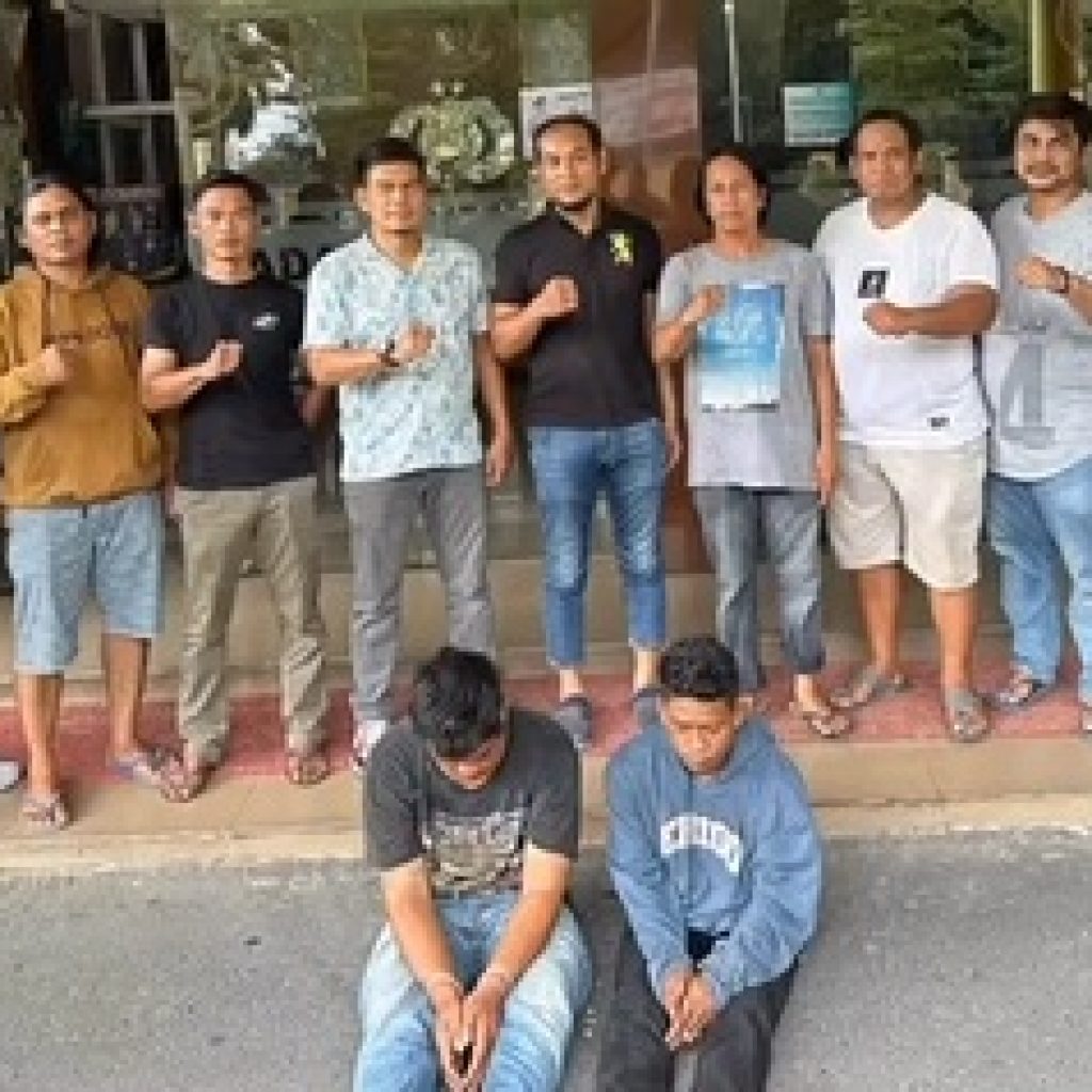 Menyeret Korban Mobil, 2 Pemuda yang Diduga Pelaku Penganiayaan berhasil diamankan Tim Klewang Satreskrim Polresta Padang