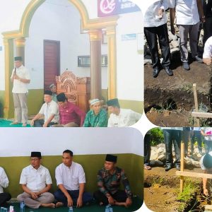 Peletakan Batu Pertama Pembangunan TPA Darussalam Pujorahayu Dihadiri Ketua DPRD H.Erianto.SE.SH