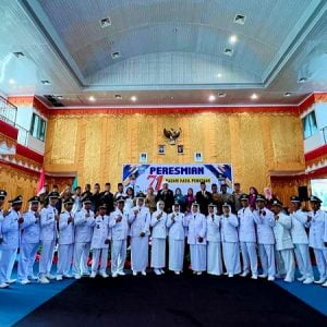 Pemkab Pasbar Gelar Peresmian 71 Nagari Hasil Penataan dan Pelantikan Penjabat Wali Nagari se-Pasbar