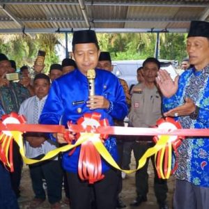 Wabup Risnawanto Resmikan Masjid Al Anwar Karang Rejo Desa Baru Ranah Batahan