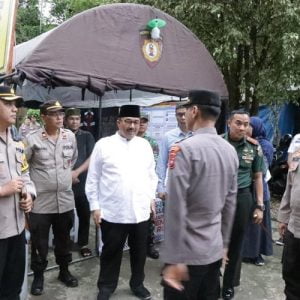 Kapolres Pasaman bersama Forkopimda Cek Pospam Ops Ketupat Singgalang