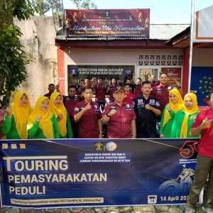 Meriahkan Hari Bhakti Pemasyarakatan, Lapas Talu Laksanakan Touring Pemasyarakatan Peduli