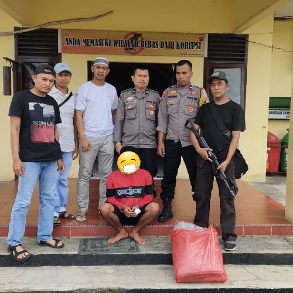 Polsek Lunang Silaut Ringkus Tersangka Penganiayaan Berat Mengakibatkan Korban Meninggal Dunia