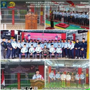 Sebanyak 81 orang Warga Binaan Lapas III Talu mendapatkan Remisi Hari Besar Idul Fitri 1444 H