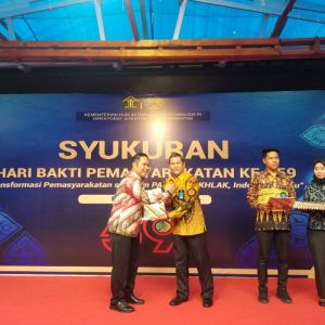 Lapas kelas III Talu mengikuti kegiatan Syukuran HPB ke-59 da Meraih Penghargaan Lapas Zero Narkoba