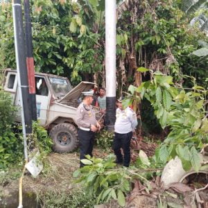 Sebuah Mobil Microbus Alami Kecelakaan Tunggal, Satu Orang Balita Meninggal Dunia