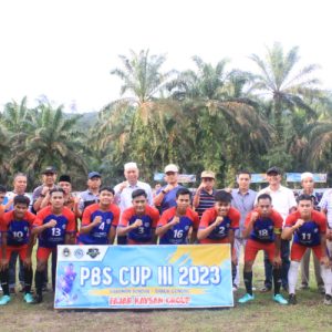Berakhir Sukses, Bupati Hamsuardi Apresiasi Turnamen PBS CUP III Paroman Bondar Tahun 2023