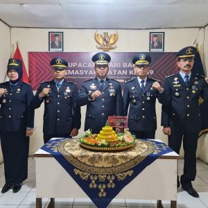 Lapas Kelas III Talu mengikuti Upacara Puncak Peringatan Hari Bhakti Pemasyarakatan Ke – 59 Tahun 2023 dan Halal Bihalal secara virtual